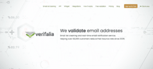 Homepage of Verifalia